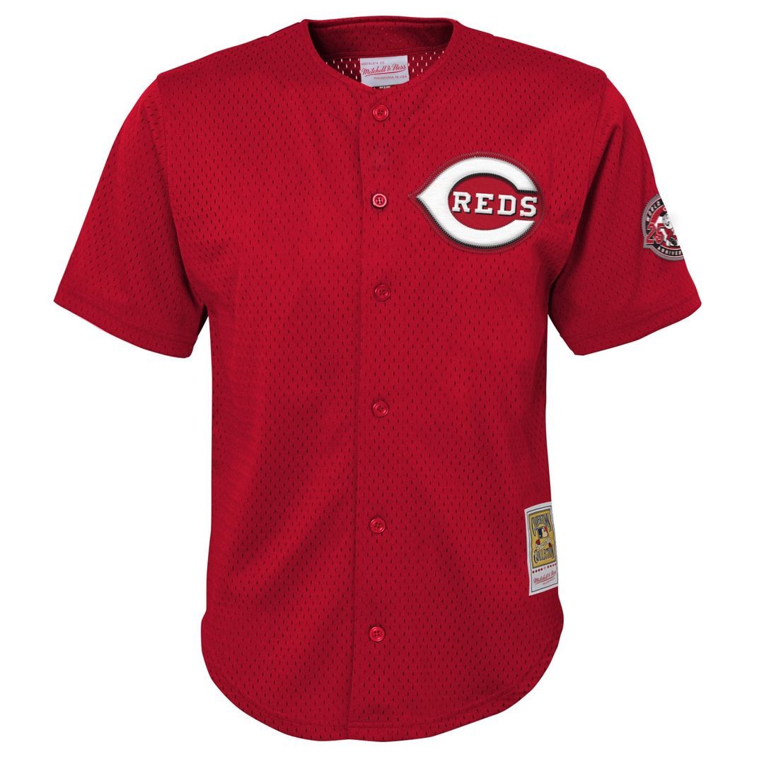 Ken Griffey Jr. Cincinnati Reds Youth Mesh Jersey - Red