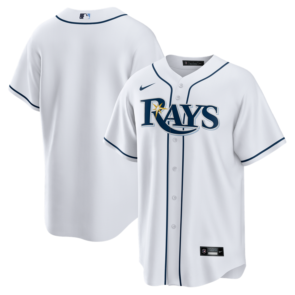 Tampa Bay Rays Home Big & Tall Jersey - White