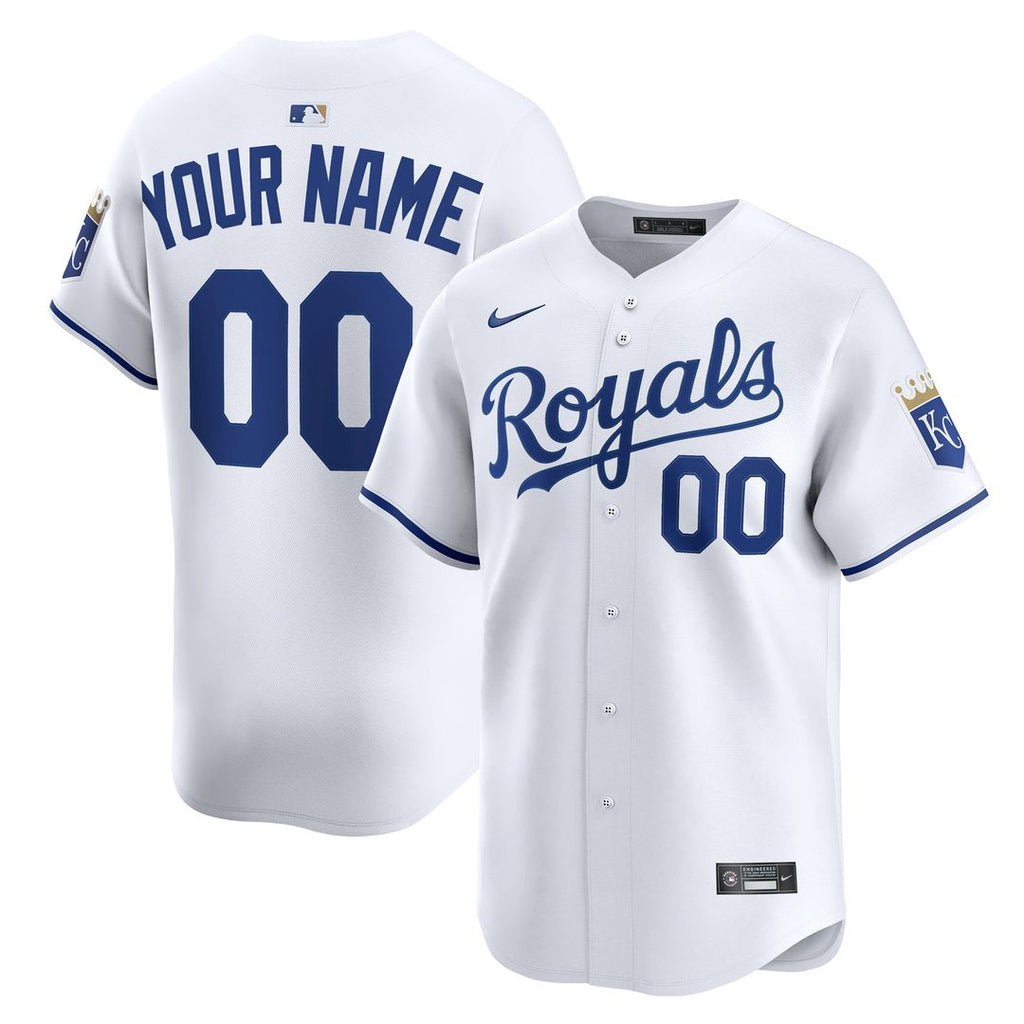 Kansas City Royals Home Limited Custom Jersey - White