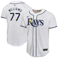 Carson Williams Tampa Bay Rays Youth Home Player Jersey - White