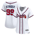 Spencer Strider Atlanta Braves Women's Home Jersey - White