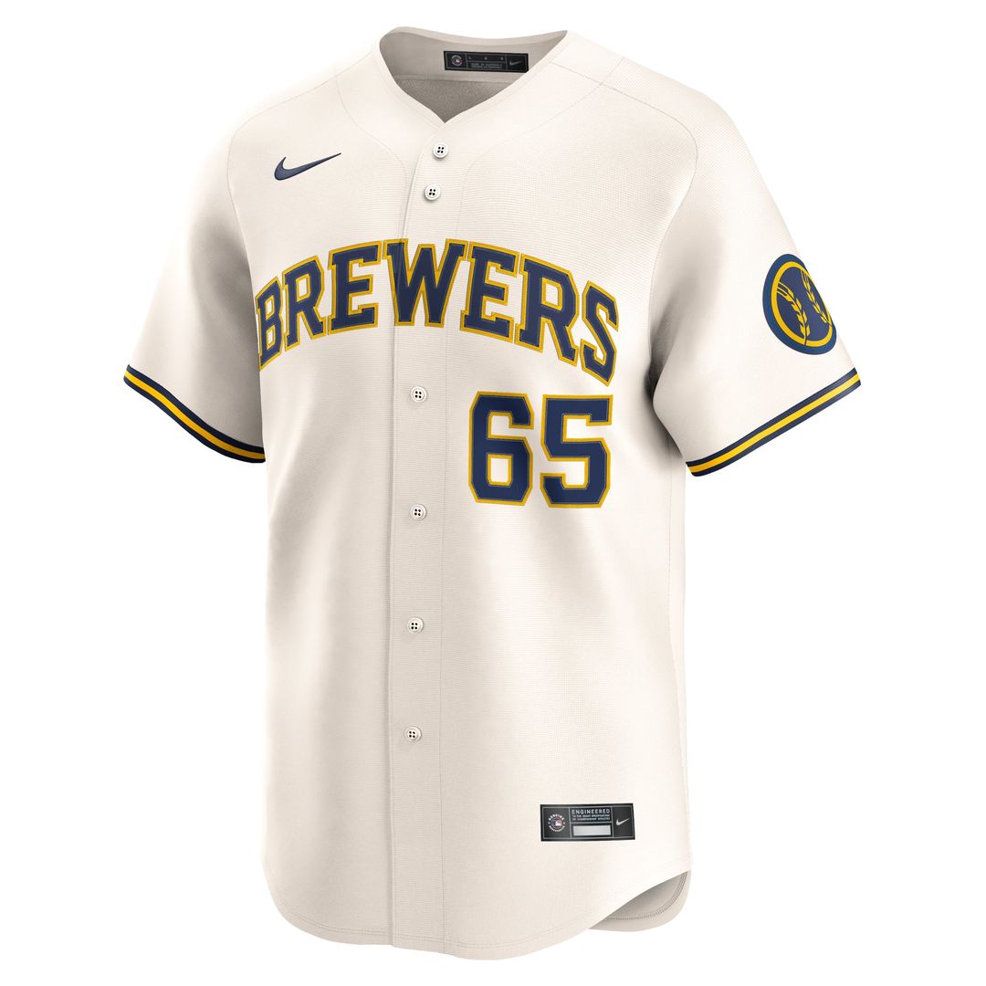 Nestor Cortes Milwaukee Brewers Home Jersey - Cream