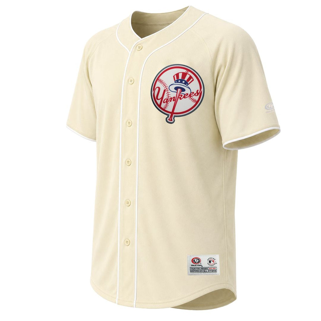 New York Yankees Fashion Jersey - Cream