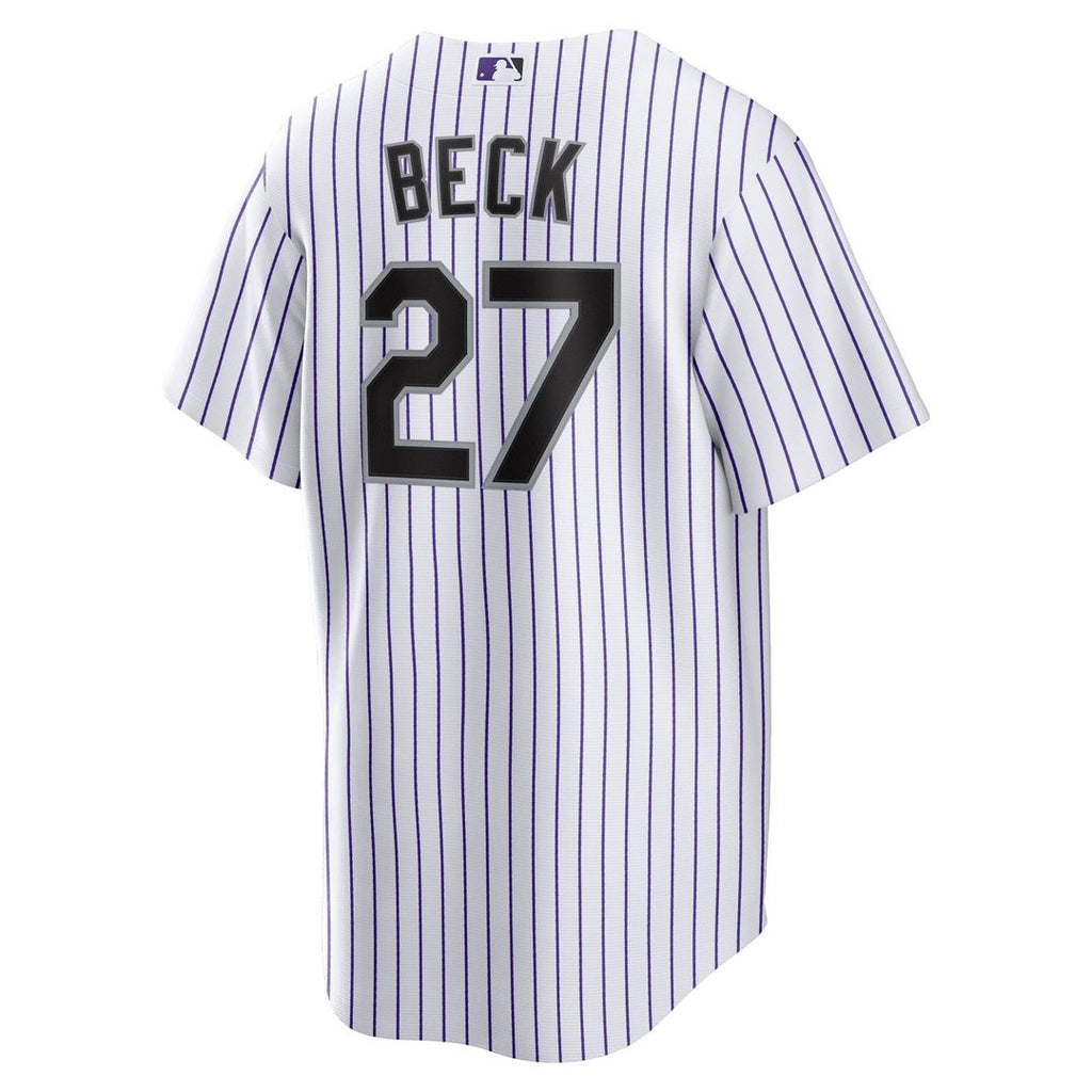 Beck Colorado Rockies Home Jersey - White