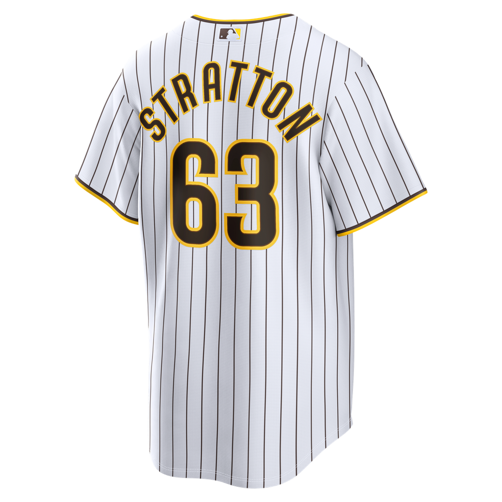Hunter Stratton San Diego Padres Home Jersey - White