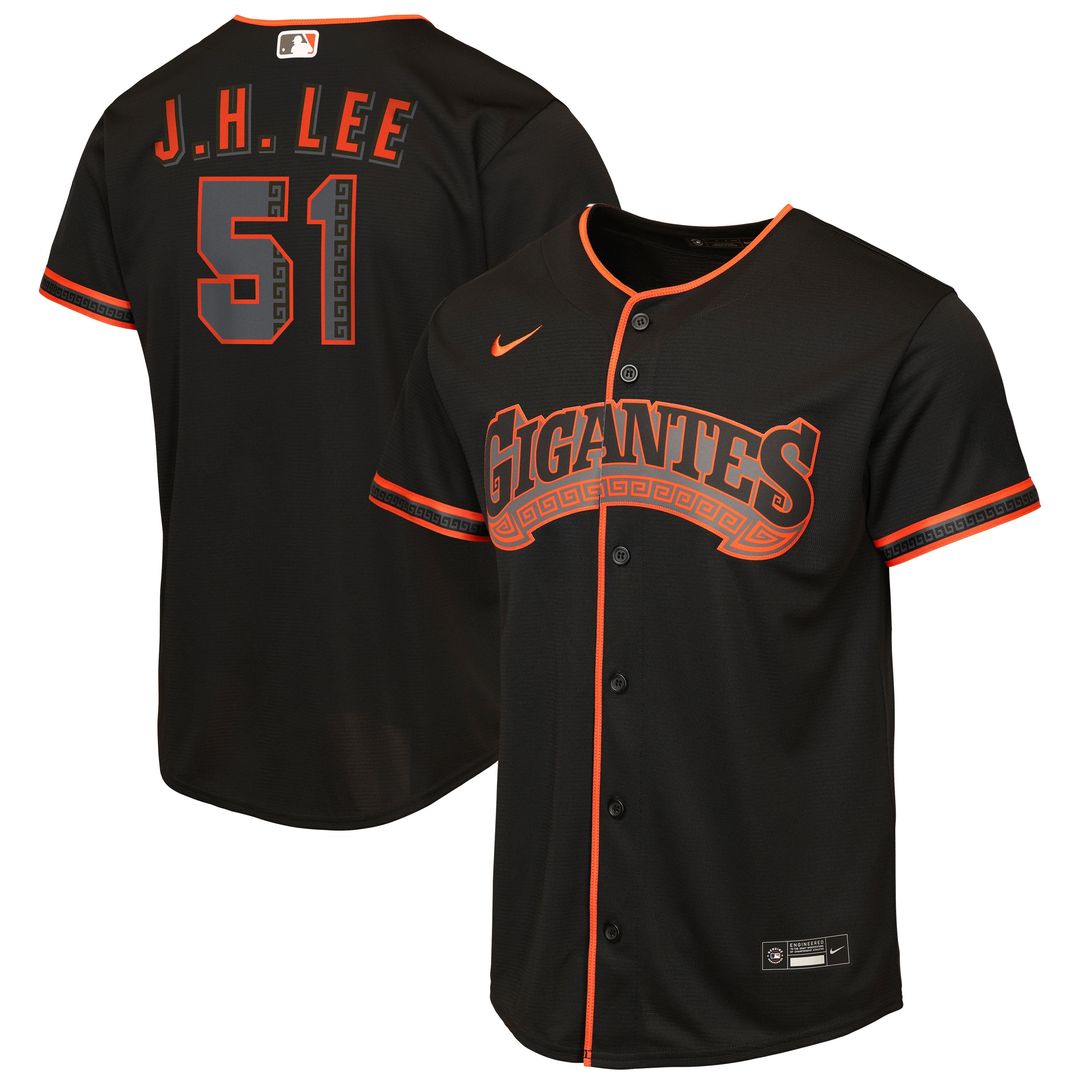 Jung Hoo Lee San Francisco Giants Youth Alternate 2 Jersey - Black