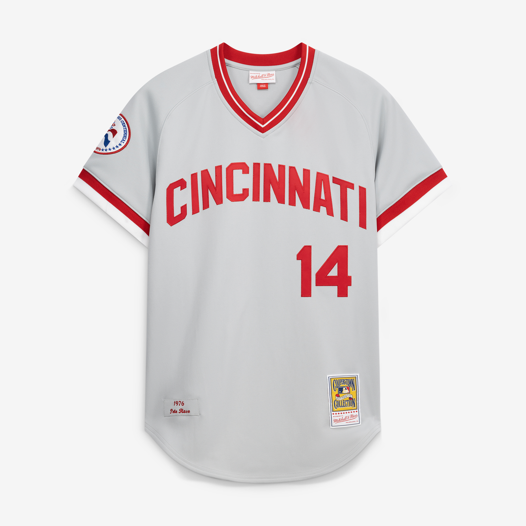 Pete Rose Cincinnati Reds 1976 Jersey - Gray