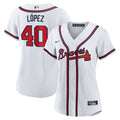 Reynaldo Lopez Atlanta Braves Women's Home Jersey - White