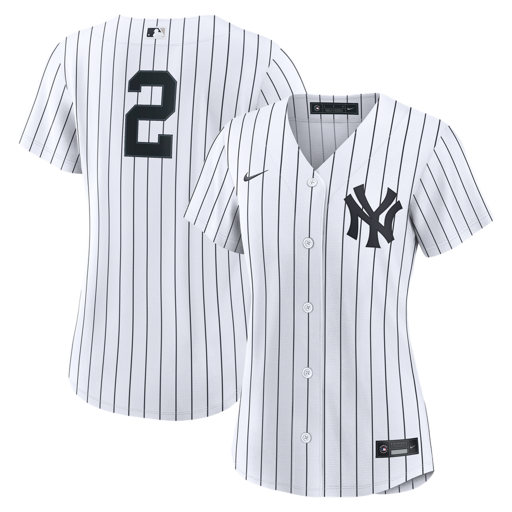 Derek Jeter New York Yankees Women's Home Retired Jersey - White
