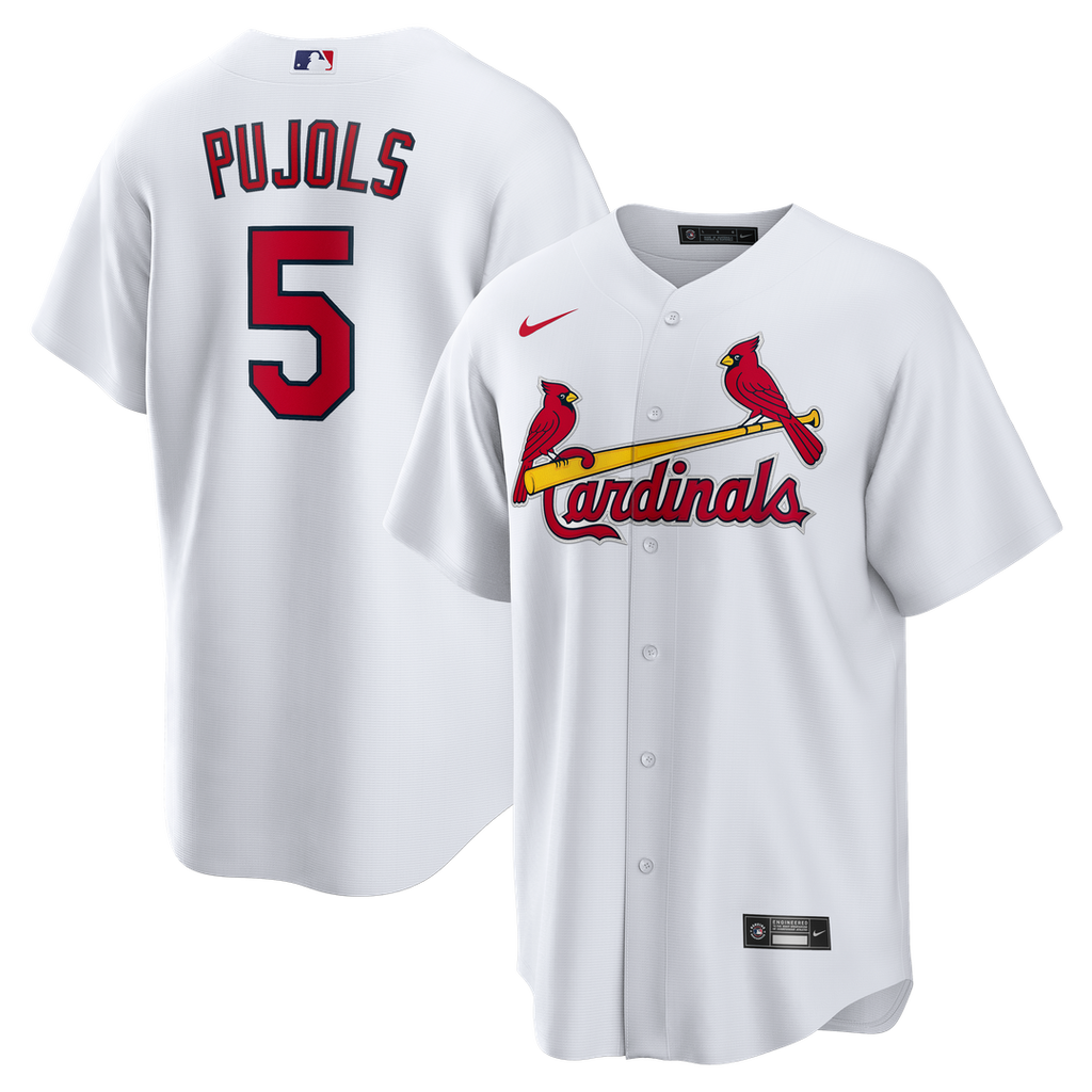 Albert Pujols St. Louis Cardinals Home Retired Player Jersey - White