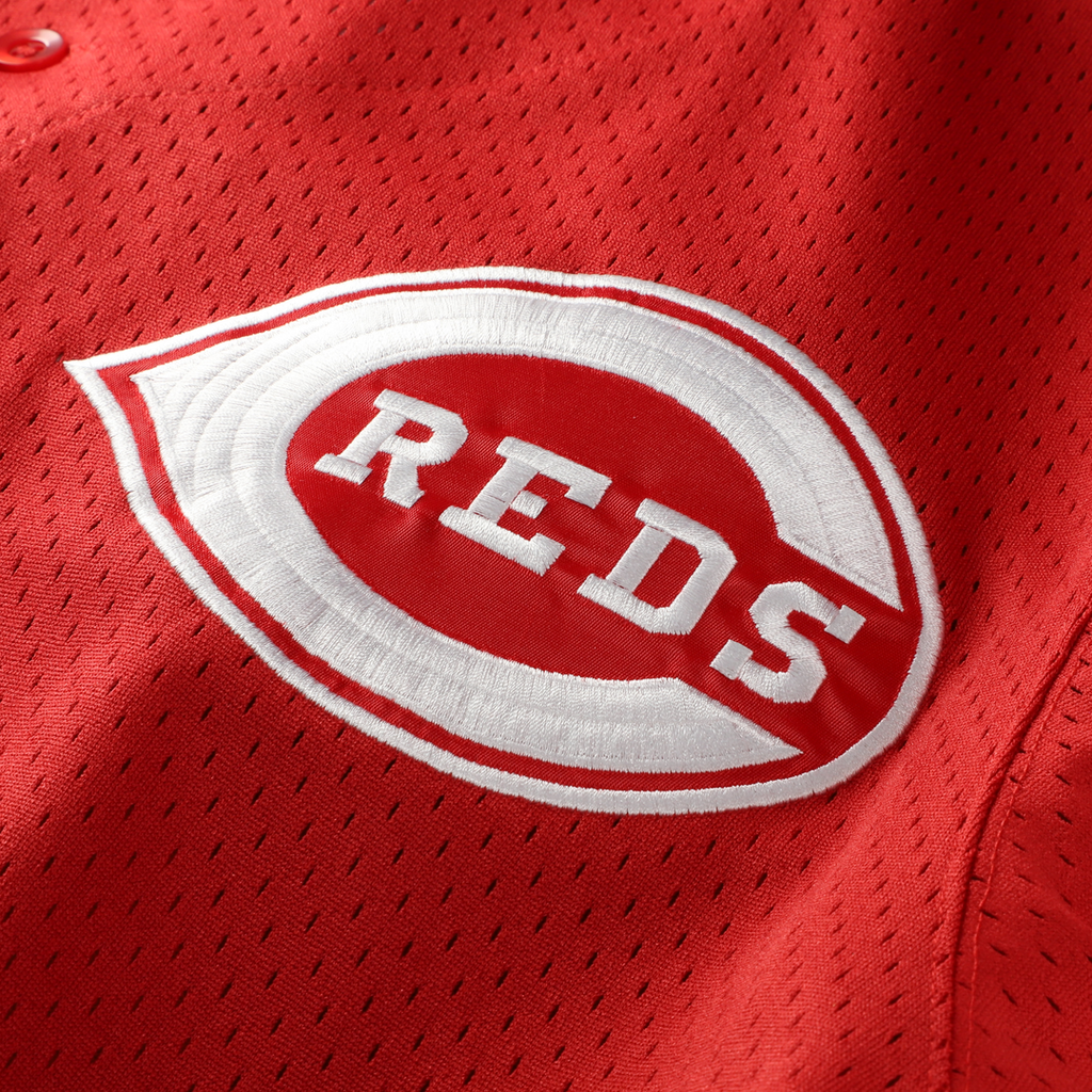 Deion Sanders Cincinnati Reds Big & Tall Cooperstown Mesh Jersey - Red