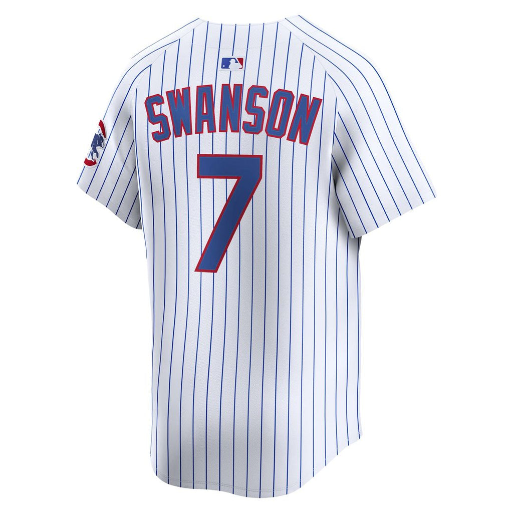 Dansby Swanson Chicago Cubs Home Jersey - White
