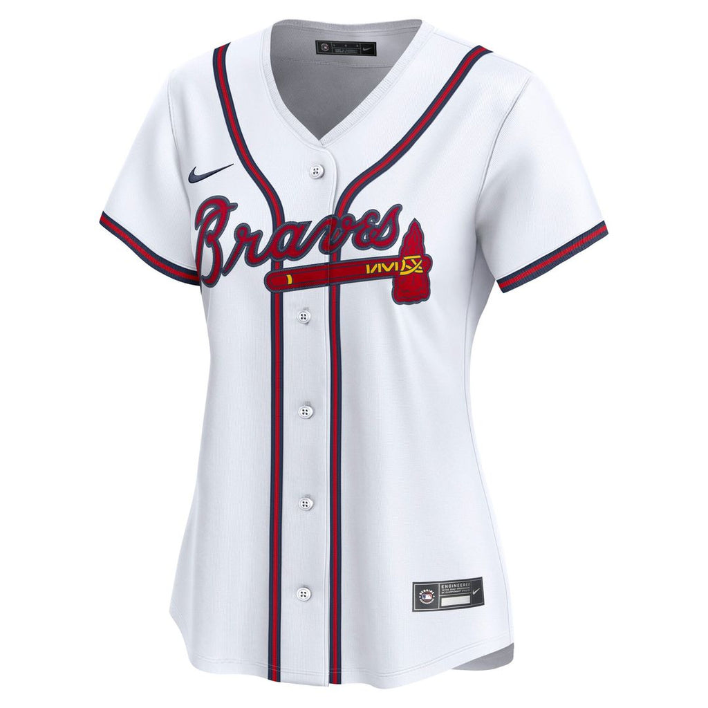 Atlanta Braves Women's Home Replica Team Jersey - White