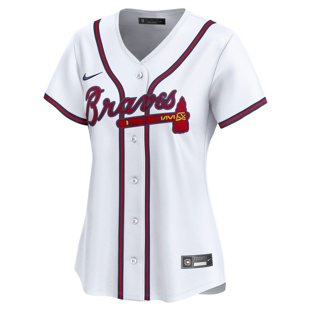 Atlanta Braves Women's Home Replica Team Jersey - White
