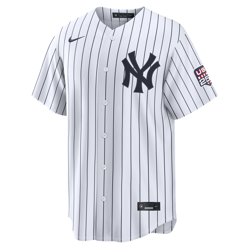 Fourth of July New York Yankees Giancarlo Stanton White USA 250 Jersey