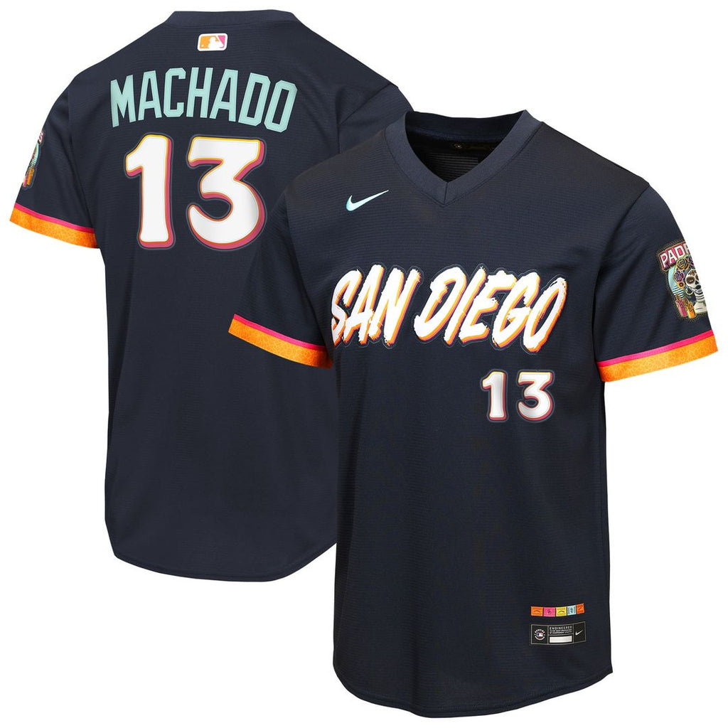 Manny Machado San Diego Padres Youth 2026 Jersey - Obsidian