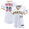 2026 All-Star Edition Stars & Stripes Women's Pittsburgh Pirates Paul Skenes White Jersey