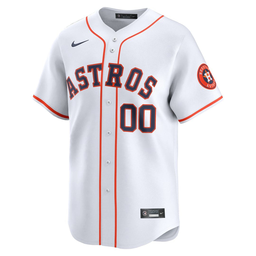 Houston Astros Youth Home Custom Jersey - White