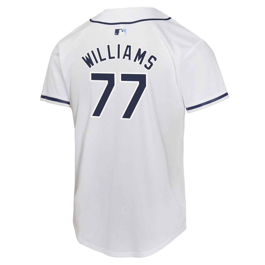 Carson Williams Tampa Bay Rays Youth Home Player Jersey - White