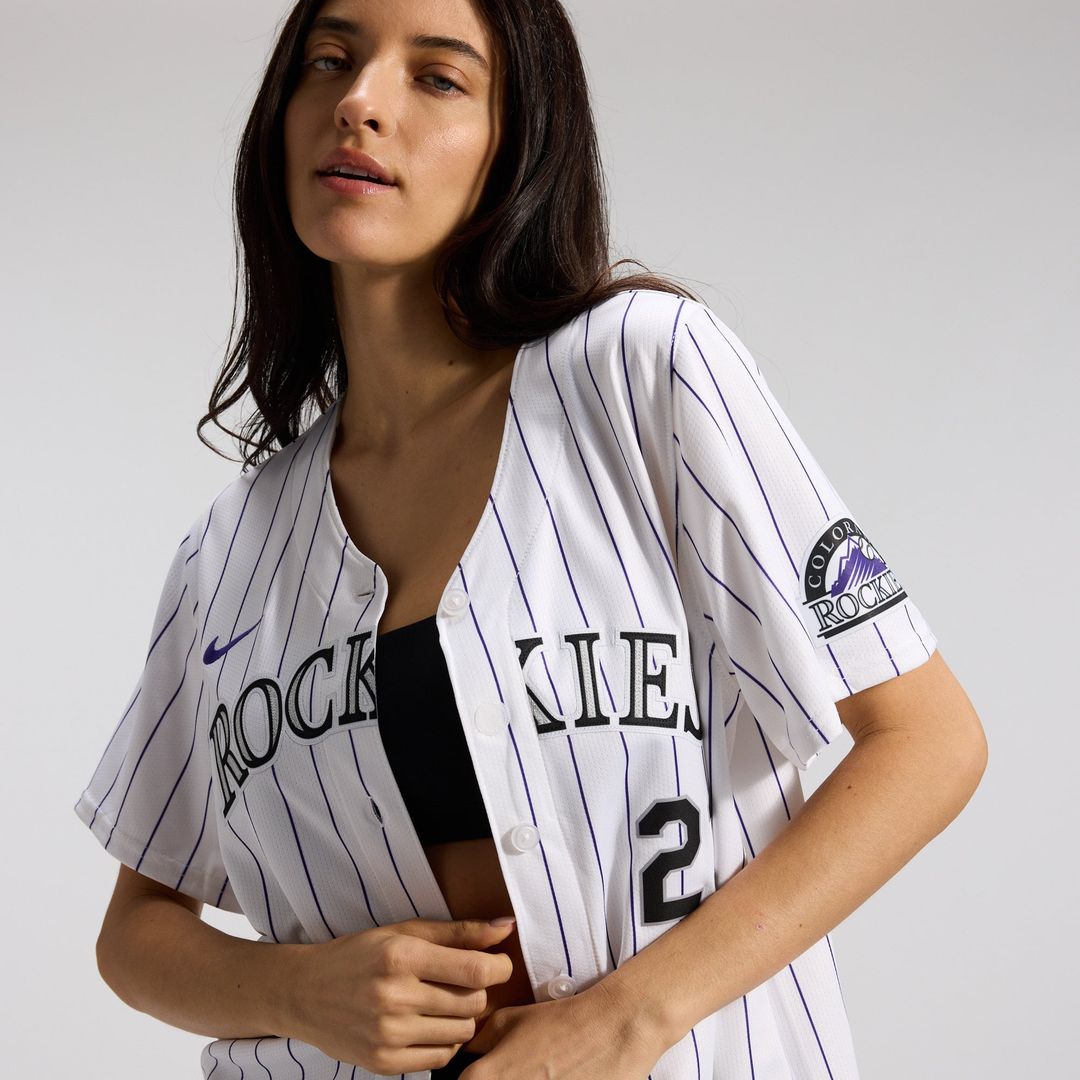 Kris Bryant Colorado Rockies Women's Home Jersey - White