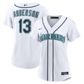 Kade Anderson Seattle Mariners Women's Home Jersey - White