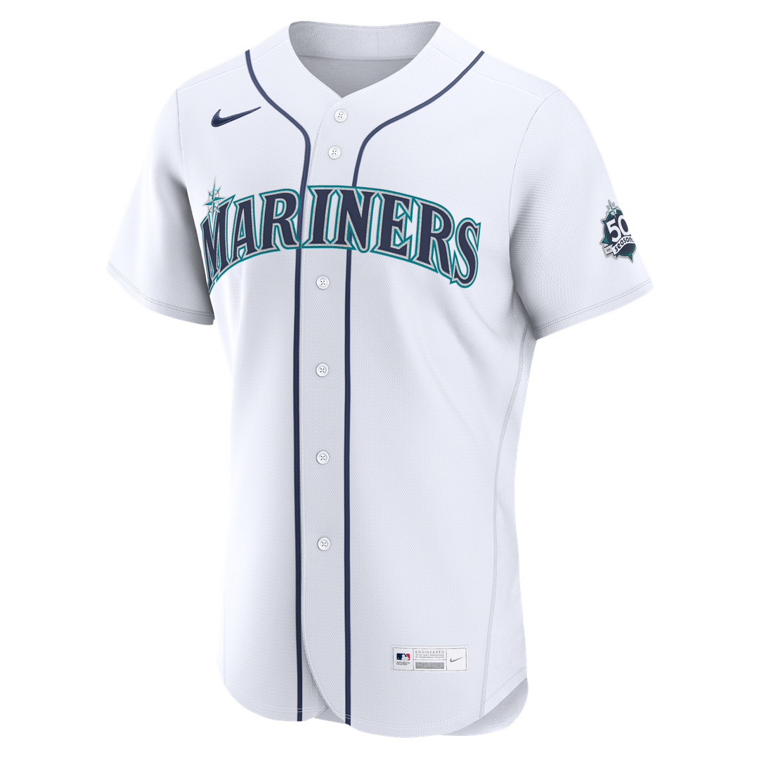 Randy Arozarena Seattle Mariners Home 50th Season Jersey - White