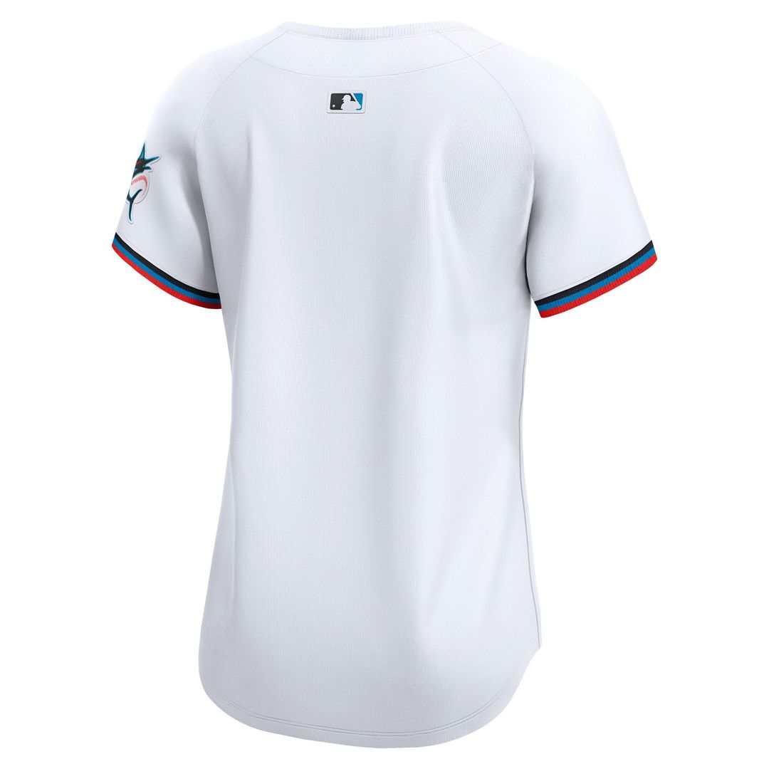 Miami Marlins Women's Home Jersey - White