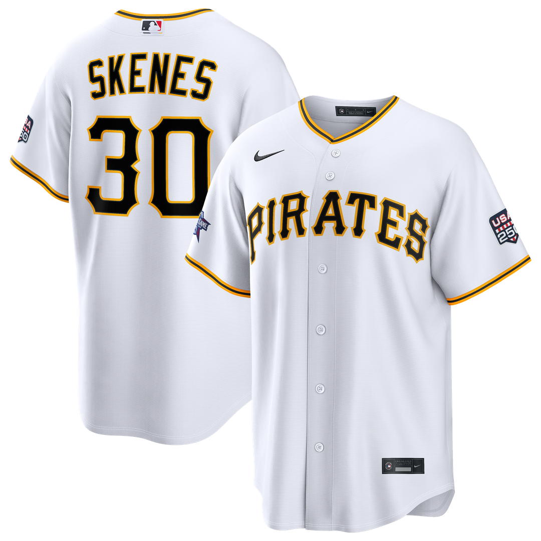 2026 All-Star Game Pittsburgh Pirates Paul Skenes White Jersey