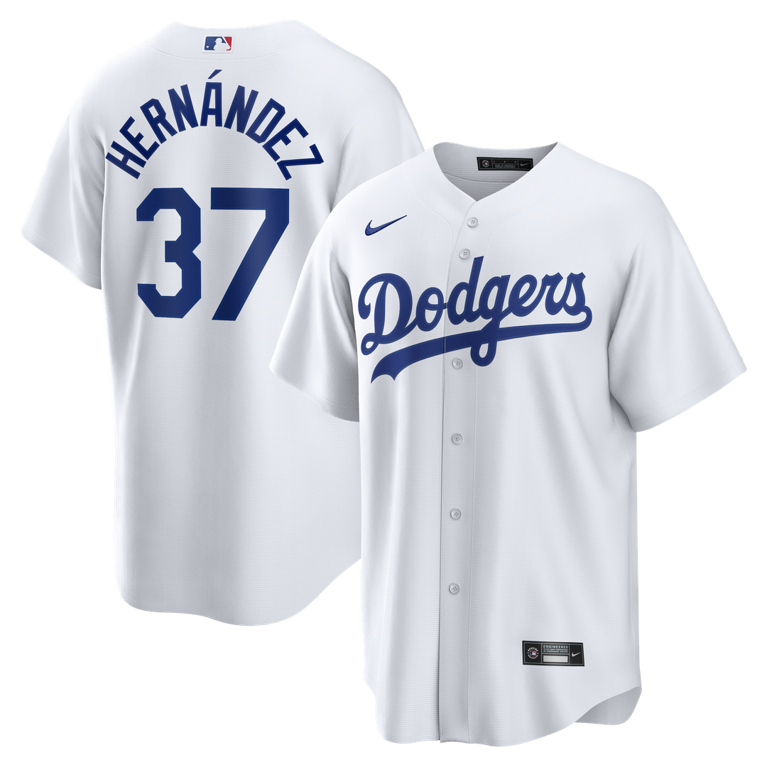 Teoscar Hernández Los Angeles Dodgers Home Jersey - White