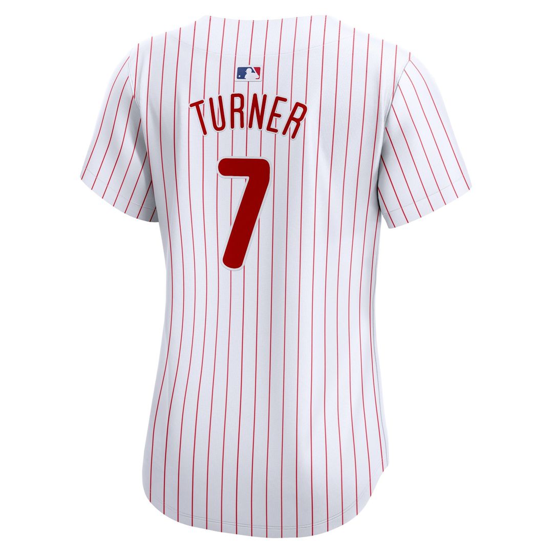Trea Turner Philadelphia Phillies Women's Home Jersey - White