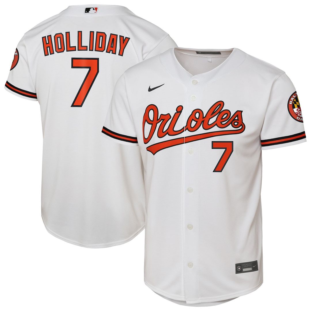 Jackson Holliday Baltimore Orioles Youth Alternate Jersey - Orange
