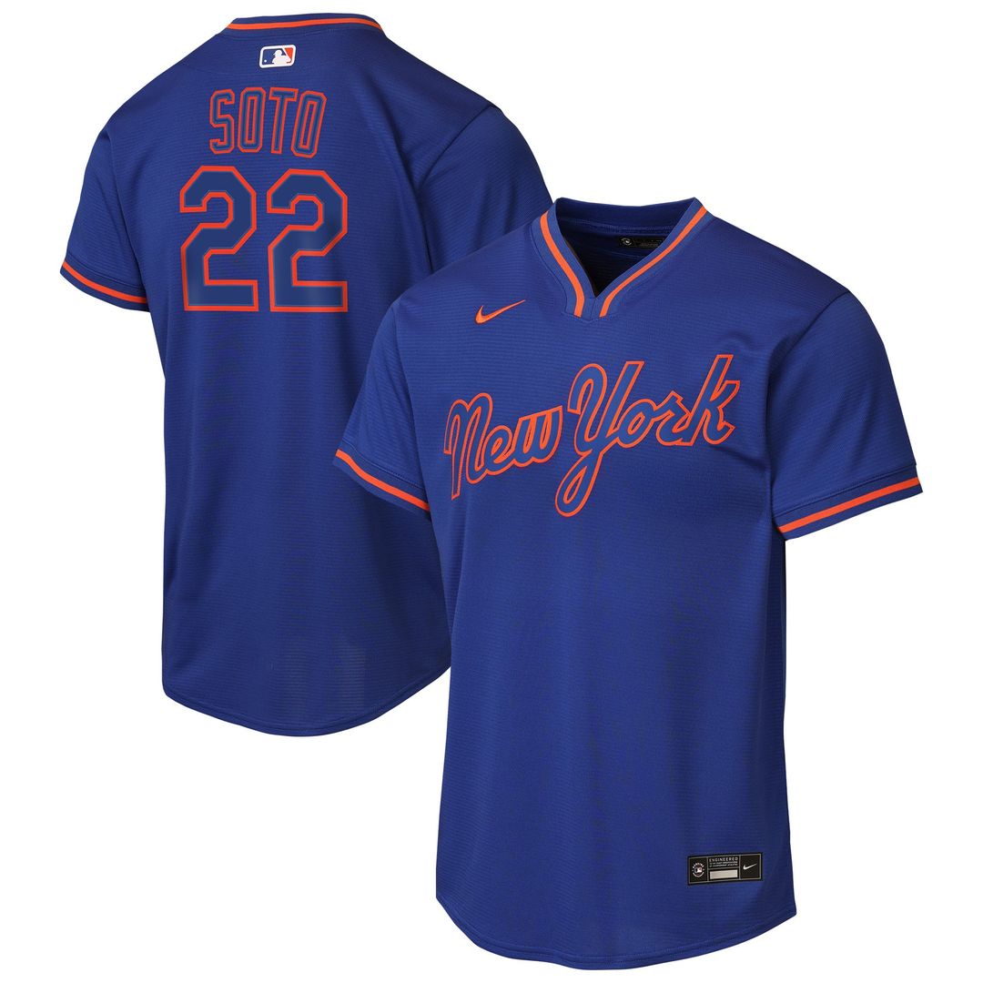 Juan Soto New York Mets Youth Road Jersey - Gray