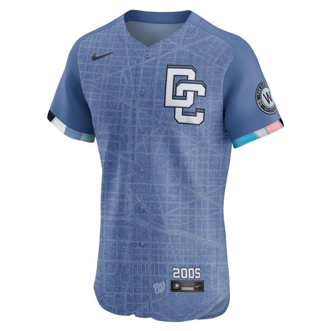 Dylan Crews Washington Nationals 2025 Elite Player Jersey - Blue