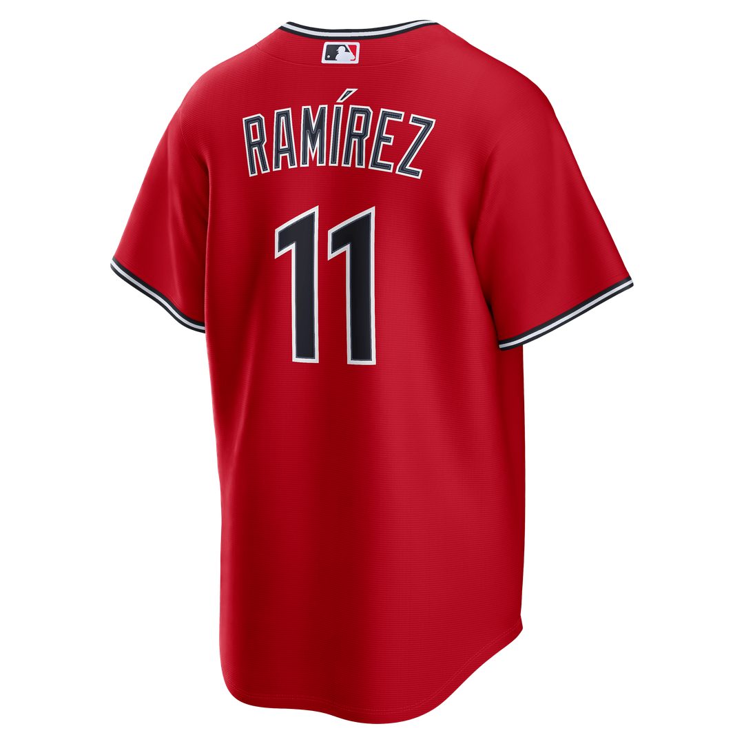 José Ramírez Cleveland Guardians Alternate Jersey - Red