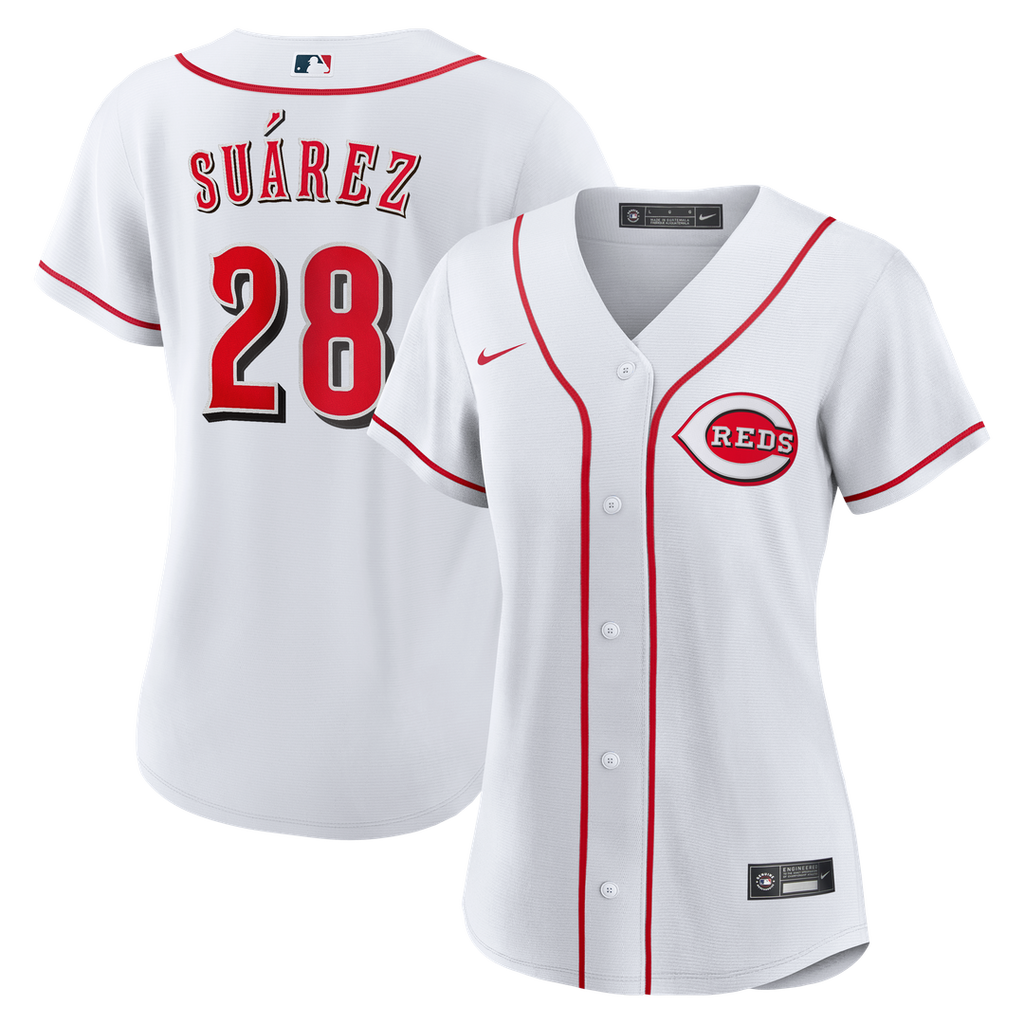 Eugenio Suárez Cincinnati Reds Women's Home Jersey - White