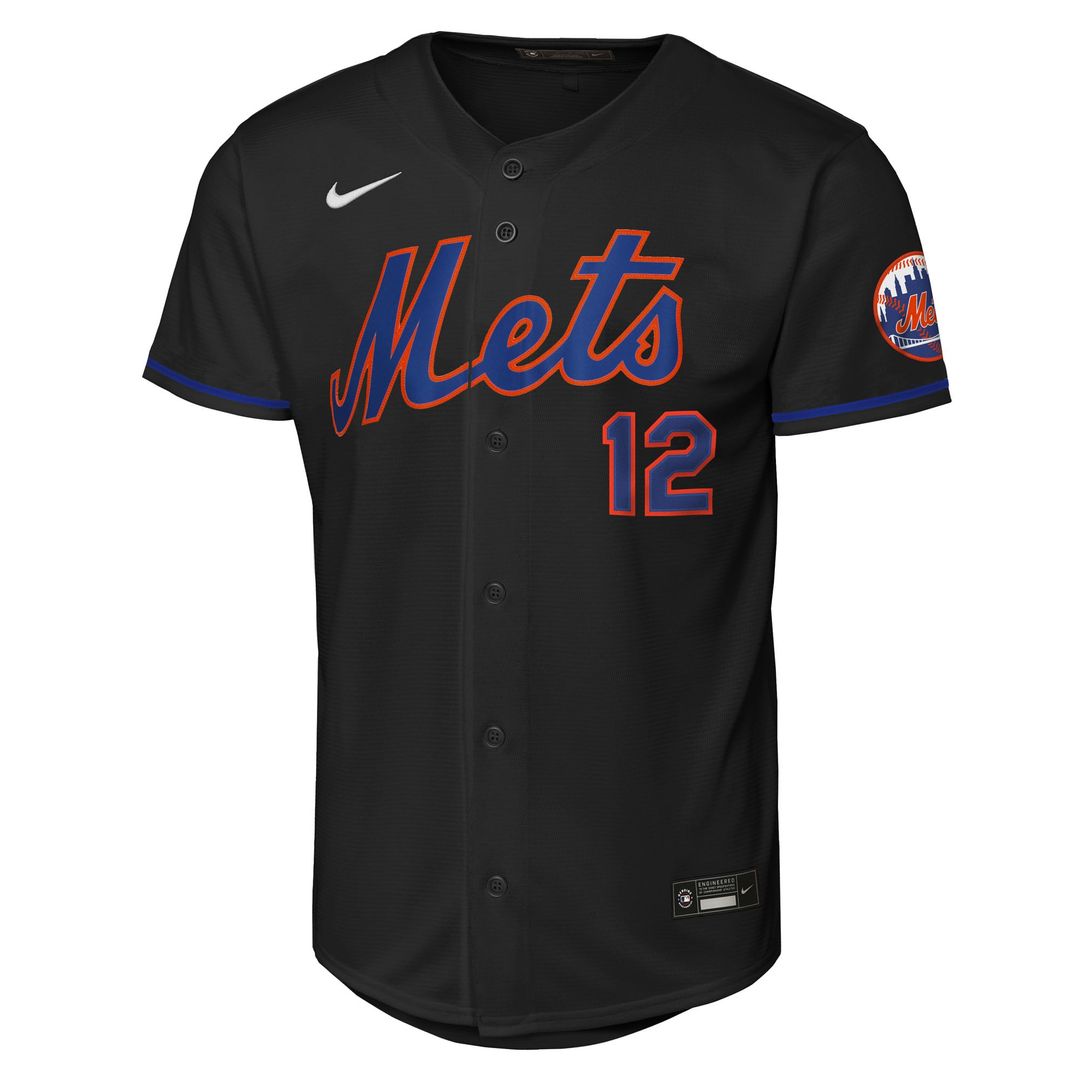Francisco Lindor New York Mets Youth Road Jersey - Gray