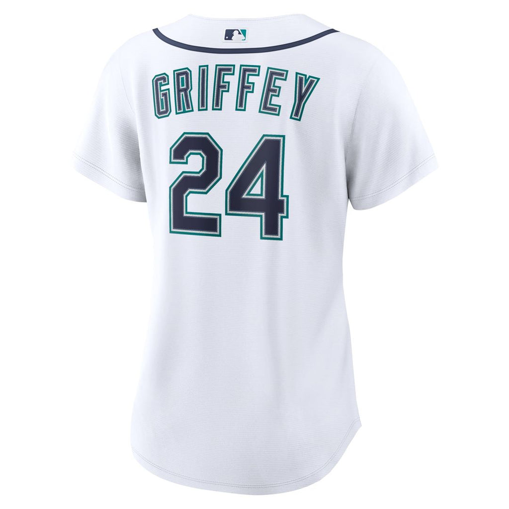 Ken Griffey Jr. Seattle Mariners Women's Home Jersey - White