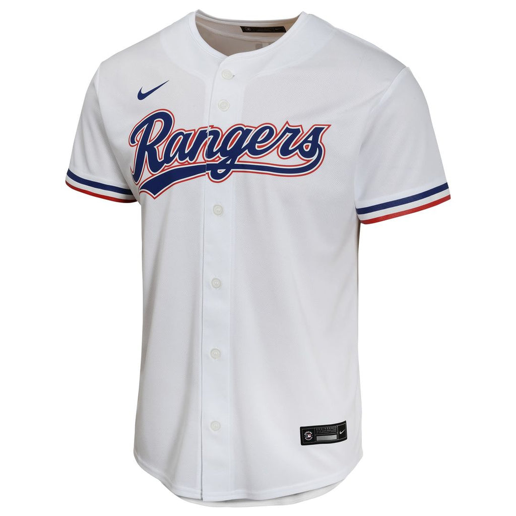 Jacob deGrom Texas Rangers Youth Home Jersey - White