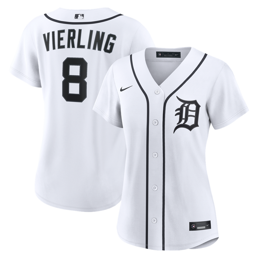Matt Vierling Detroit Tigers Women's Home Jersey - White
