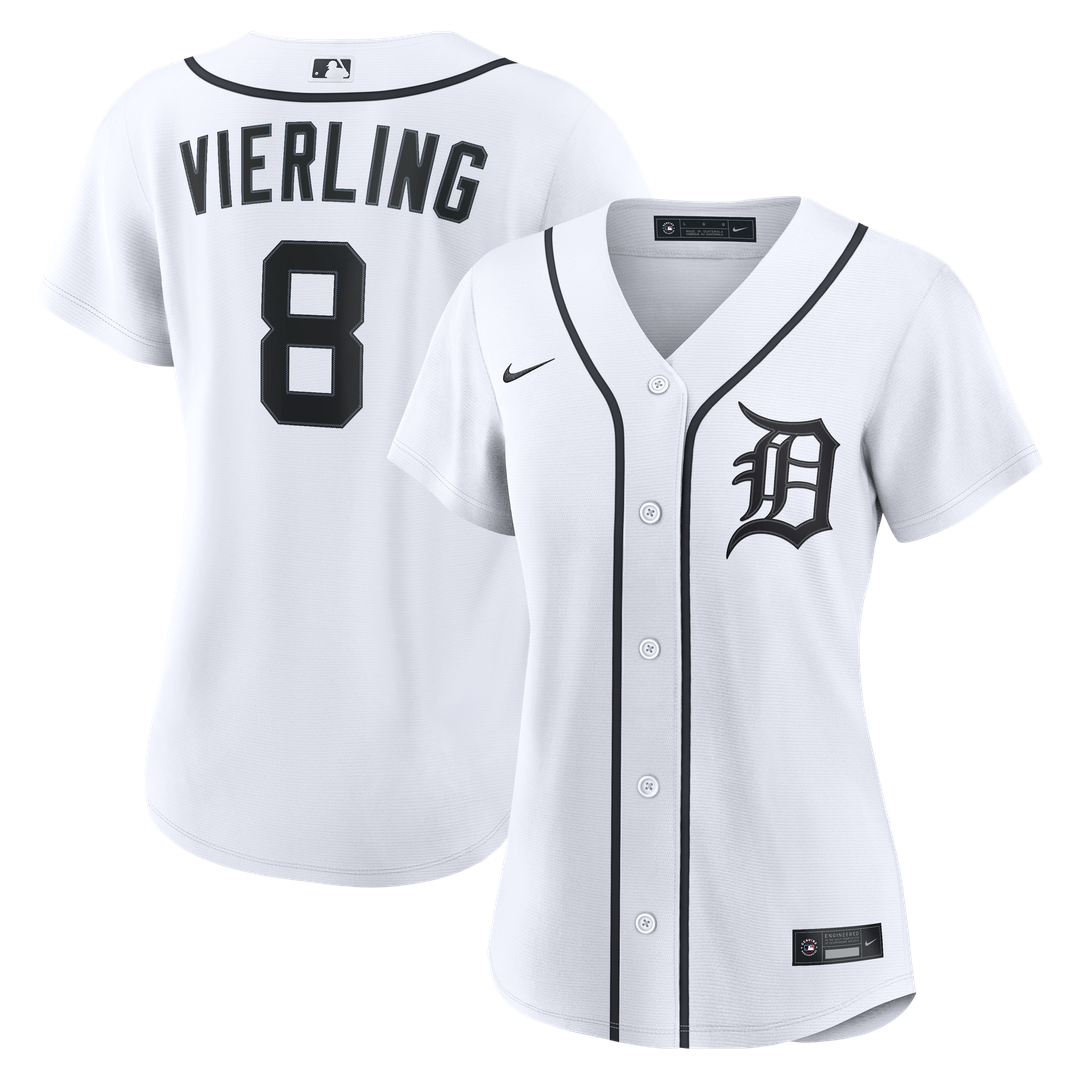 Matt Vierling Detroit Tigers Women's Home Jersey - White
