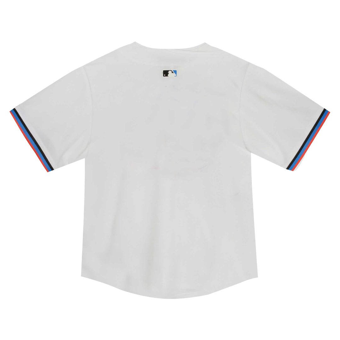 Miami Marlins Youth Home Jersey - White