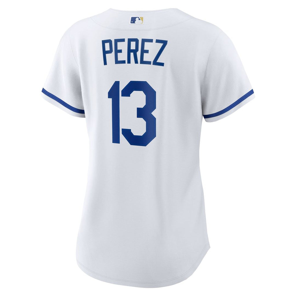 Salvador Perez Kansas City Royals Women's Home Jersey - White