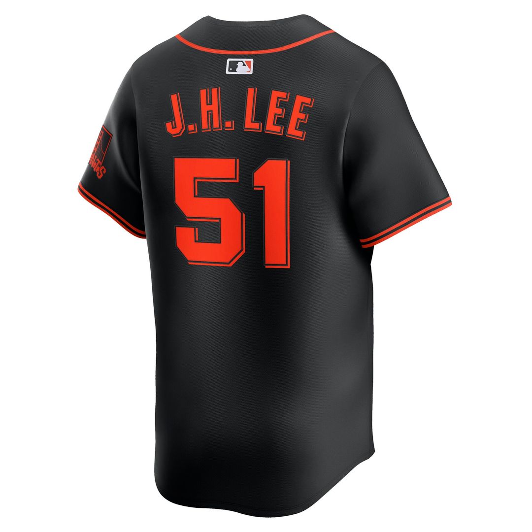 Jung Hoo Lee San Francisco Giants Alternate Jersey - Black