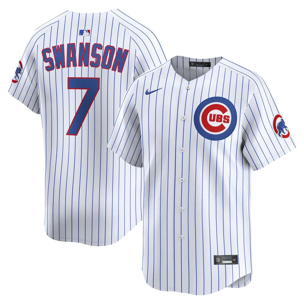 Dansby Swanson Chicago Cubs Home Jersey - White