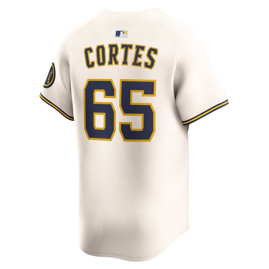 Nestor Cortes Milwaukee Brewers Home Jersey - Cream