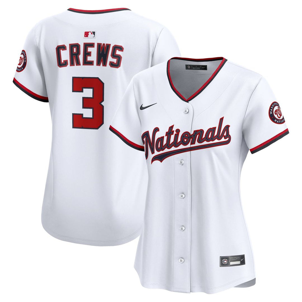 Dylan Crews Washington Nationals Women's Home Jersey - White
