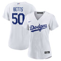 Mookie Betts Los Angeles Dodgers Women's Home Jersey - White