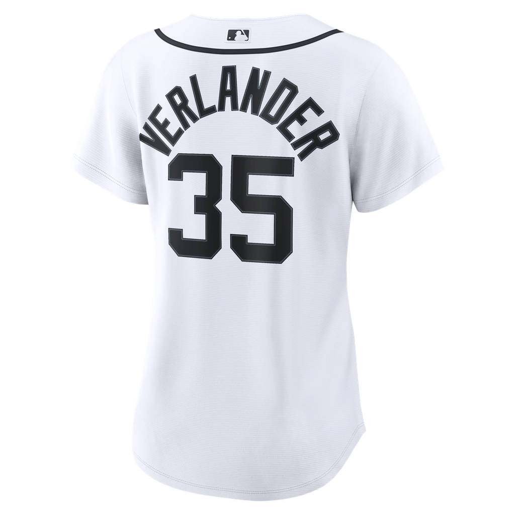 Justin Verlander Detroit Tigers Women's Home Jersey - White