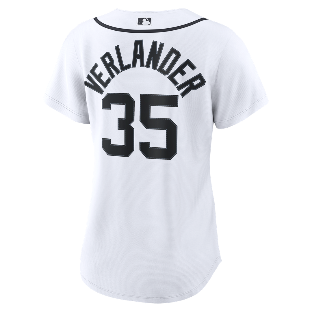 Justin Verlander Detroit Tigers Women's Home Jersey - White