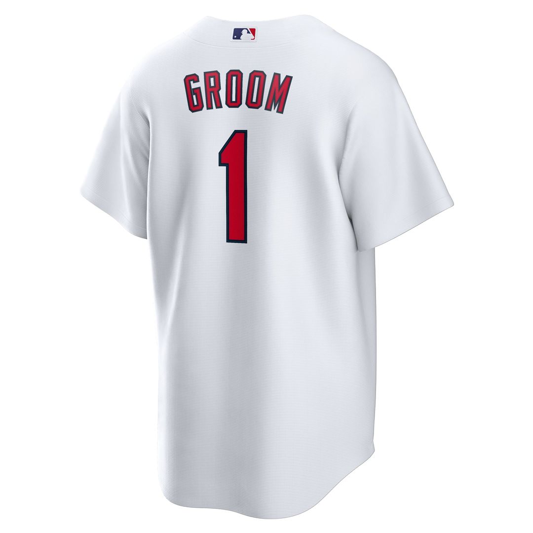 St. Louis Cardinals #1 Groom Home Jersey - White